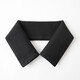 Fat Donglai's same style down jacket collar protector, anti-dirty collar protector, cotton thread sleeve, knitted collar, men's and women's cotton coat, black fine thread collar