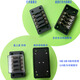 Installation and modification of car fuse box screw wiring method 4-speed 4-in 4-out 6-way 8-seat 4-way