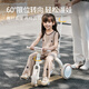 Kidpop children's tricycle bicycle 1 to 3 years old balance car can slide and ride baby sliding walker Spring Green