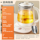 SUCPOYE teapot multifunctional household kettle decoction teapot office flower teapot thermal insulation teapot porridge pot white 316 food grade health pot upgraded with rigid lid 1.8L