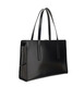 PRADA logo printed zipper tote bag black one size