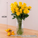 10 roses, Yunnan flowers straight delivery, holiday flower gift bouquet, home water-raised flower arrangement 1, 10 yellow roses