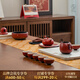 Wanqiantang (Edenus) high-end tea set set home living room tea set full set gift gift box grand exhibition complete set lacquer red glaze