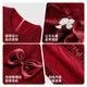 Barbie Children's Clothing Girls New Year's Eve Clothes Girls Year of the Horse New Year Clothes Plus Velvet Red Skirt Girls Dress BY007