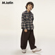 M.Latin Shopping mall same style M.Latin children's shirt 26 spring new style boys intellectual style long-sleeved shirt Navy blue 110