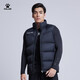 KELME Sports Cotton Vest Men's New Football Training Cotton Vest Thickened Warm Vest Running Cotton Clothes Black L