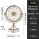 Hanshi (Hense) European light luxury living room table clock desktop high-end clock alloy table clock TV cabinet quartz clock HD2225 shell plate + abalone shell