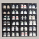 Yusenyi Plastic Shoe Box Transparent Storage Box Drawer-type Porch Storage Artifact Single Shoe Cabinet for Shoes to Save Space Shoe Rack Women's Flip Cover Black Frame (Buy 6 Get 6 Free 12 in total) 0x0x0cm