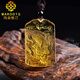 MARDOTG Citrine Pixiu Pendant Wushi Brand Amulet Pendant Wealth Pixiu Crystal Necklace Gift