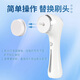 GERLLO Face Wash Instrument Balancing Oil Electric Facial Cleanser Nose Pore Cleaner Deep Facial Facial Oil Blackhead Facial Washer Brush Washing Machine New Year's Day Gift White Vibrating Rotating Clean