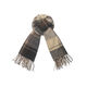 ARMANI EXCHANGE Armani scarf men's winter Korean style versatile student warm thickening boys gift trendy fashionable men's scarf khaki