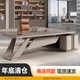 Light luxury boss desk office desk simple modern chairman president desk executive desk manager office desk and chair combination 1.8 meters boss desk
