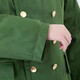 Yusa's new winter military coat, thickened with velvet and warm, green Northeastern cotton jacket, men's labor protection cold storage cold-proof clothing, new upgraded Xinjiang polar velvet military coat - thickened and warmer, one size fits all/suitable for weight 120-190Jin Jin is equal to 0.5kg
