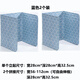 One-burning high-temperature kitchen gas stove cooking insulation heat-proof anti-splash baffle foldable oil barrier oil barrier aluminum foil board light blue - 2 pieces (thickened)