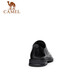 Camel (CAMEL) Derby lightweight and comfortable scratched cowhide business formal men's leather shoes GE12235360 black 41