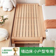 Goodbaby (gb) spliced bed with widened bedside beech wood children's bed single crib spliced large bed bed widened spliced artifact flat bed SF package upstairs 150x50cm