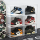 Yusenyi acrylic shoe box storage box transparent aj shoe display side opening dustproof plastic magnetic space-saving shoe rack shoe wall (quality inspection report) transportation damage free reissue 33x27x21cm 33 pcs 33x27x21cm