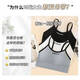 Clolv kissCK girl's sling beautiful back underwear tube top without rims with breast pads for high school students in the development period to wear outside and wrap their chests white + black + gray 3 pieces M weight recommendation 70-90 Jin Jin equals 0.5 kg