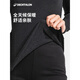 Decathlon Women's Ski Thermal Underwear Sports Velvet Thickened OVW1 Black Top M-2456173