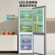 Haier refrigerator double door air-cooled frost-free energy-saving one or two doors new grade energy efficiency refrigerator small 1.5 meters high small apartment household refrigerator frequency conversion ultra-thin refrigerator rental room two doors 182 liter double door refrigerator smart power saving new model expedited delivery