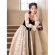 Summer evening dress for women, high-end light luxury, dignified and decent, black banquet temperament, socialite's birthday and adult ceremony costume, black XS recommended 75-85Jin Jin is equal to 0.5kg