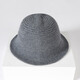 Hengyuanxiang sheep wool fisherman hat knitted woolen hat women's autumn and winter warm men's and women's pullover hat dome gray