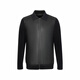 SATCHI Sheep Leather Lapel Zipper Solid Color Business Casual Comfortable Warm Leather Jacket Men's Black Black One Size 48