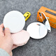 Makeup mirror portable compact mirror with light LED make-up mirror student dormitory handheld luminous folding mirror naked Ouziya portable LED beauty mirror battery model white