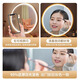 Desktop smart LED makeup mirror with light for home bedroom makeup table mirror student dormitory desktop ins makeup mirror standard three-color light + brightness adjustable white 40cm 24