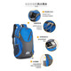 Outdoor mountaineering bag large capacity simple lightweight breathable sports backpack backpack water-repellent high load-bearing backpack sky blue
