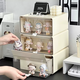 Yusen Yiyake display cabinet storage box transparent box desktop drawer-type blind Mart ornaments hand-made power rack storage bubble (five-layer display and storage) thickened and no odor (five-layer display and storage) thickened and no odor