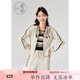 Zihan (ZIHAN) Zihan cardigan hooded sweatshirt + straight sweatpants two-piece set for women spring fashion sports suit Mi Xing XL