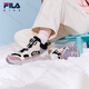 FILA KIDS Children's Shoes Children's Cotton Shoes 2025 Winter New Men's and Women's Knob Warm Sports Shoes for Big Children Black-BS 33 Inner Length 20.5cm