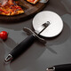 Fantasy British pizza knife roller tool pizza hob baking cutter noodle shovel stainless steel commercial medium pizza roller knife wooden handle