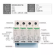 Original Schneider surge protector lightning protection suppressor surge R3P+N-4P10KA remote iPRU80r3P
