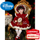 Disney Girls Lolita Red Princess Dress 2026 Velvet Autumn and Winter Baby Girl New Year New Chinese New Year Clothing Children's Dress Burgundy Princess Dress 80 cm