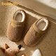 Balabala children's cotton shoes winter velvet thickened cotton slippers for boys and girls parent-child comfortable home shoes medium and large children's warm shoes
