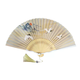 Yusen recalls the Chinese style Song Huizong Ruihe picture fan ancient style folding fan Hanfu summer portable small fairy crane Xiangyun female fan Xianyunyehe white lacquer edge white bone