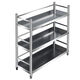 Floor-standing multi-layer microwave oven shelf with 3o4 storage 3 layers - length 150 width 40 height with