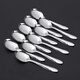 Shantou Lincun spoon for eating, stainless steel spoon, household flat spoon, watermelon spoon, tableware spoon, drinking spoon, family spoon, practical