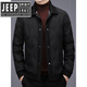 JEEP SPIRIT Light Luxury Knitted Lapel Lightweight Down Jacket Men's 2025 Winter Business Casual 90 White Duck Down Warm Jacket Brown 2XL 185