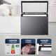 Haier Freezer 200L 300L Large Capacity Full Freezing Energy Saving Ultra-low Temperature Quick Freezing No Need for Frequent Defrosting Home Small Freezer Freezer New Level Energy Efficiency Refrigeration Dual-Purpose 253L Hot Style Packing 360Jin Jin is equal to 0.5kg Meat Length 0.94m