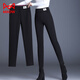 MiiOW velvet thickened pants for women, large size leggings for women, mother's pants, autumn and winter warm cotton pants, one-piece pants, black, no label, no velvet, S 70-85Jin Jin is equal to 0.5 kg