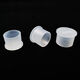 Fantasy white PE plastic thread protective cover dust-proof screw cap thread protective cover for external thread pipe cap TM6 50 pieces
