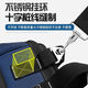 An Junsheng tool bag, extra large canvas cross-body, multi-functional repair tool for plumbers and electricians, wear-resistant, waterproof, extra thick and convenient, blue* waterproof nail bottom with shoulder strap, internal and external slip pockets 21.4 inches, wear-resistant