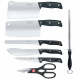 Wang Mazi plastic handle knife set kitchen knife set 8-piece knife set DD08