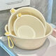Miaopule thickened washbasin household washbasin large baby can use plastic basin student dormitory laundry basin footbath ins style cute powder medium size