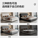 Domestic product subsidy New modern and simple 1.8m double bed master bedroom 1.5m Italian style leather bed Luxury leather bed Delivery to home 1.5*2.0m frame structure-conventional silent bed board