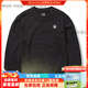 北面（The North Face） 日本 HEATHER LOGO CREW 经典圆领卫衣 NT12143 【代购】黑-K S