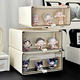Yusen Yiyake display cabinet storage box transparent box desktop drawer-type blind Mart ornaments hand-made power rack storage bubble (five-layer display and storage) thickened and no odor (five-layer display and storage) thickened and no odor
